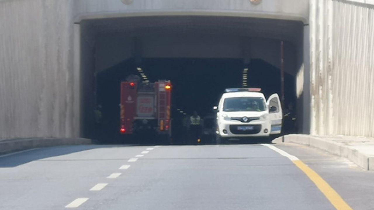 Avrasya Tüneli'nde kaza: Trafiğe kapatıldı