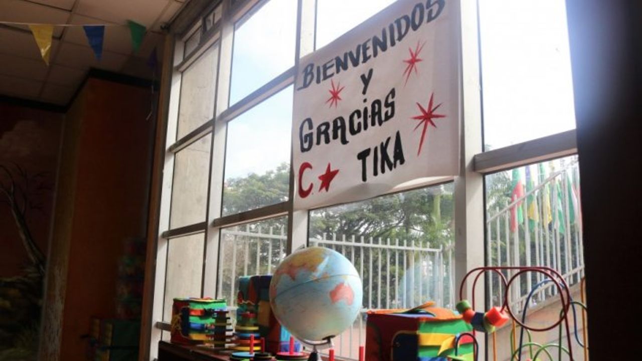 TİKA'dan Kolombiya'nın Armenia şehrinde Barışın Tesisi Programına ekipman desteği