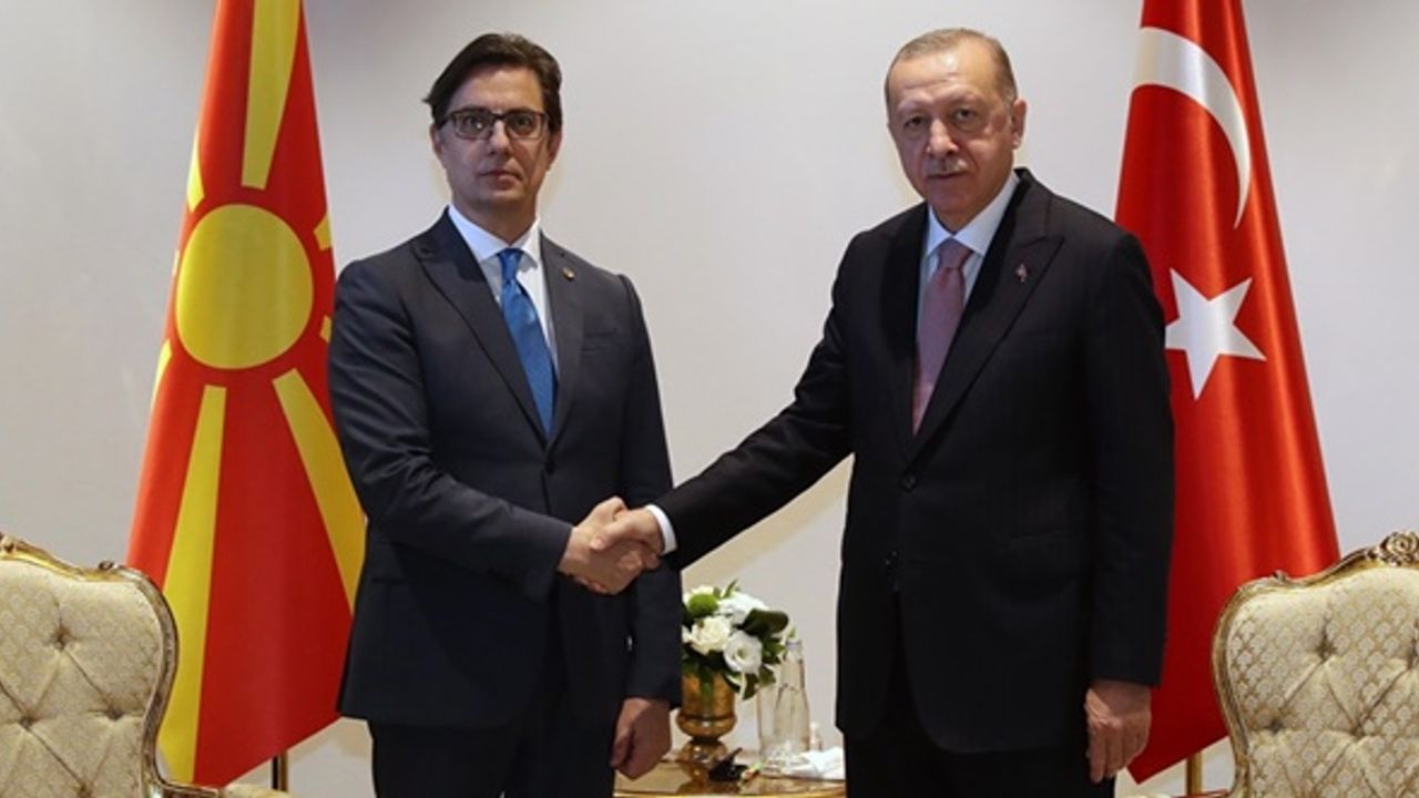 Cumhurbaşkanı Erdoğan, Kuzey Makedonya Cumhurbaşkanı ile görüştü