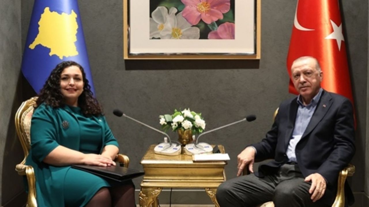 Erdoğan, Osmani-Sadriu ile görüştü