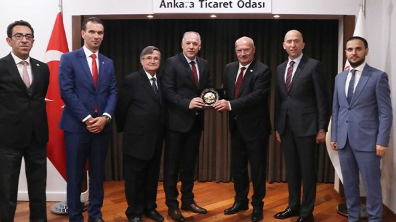 Kosovalı bakan ATO'yu ziyaret etti