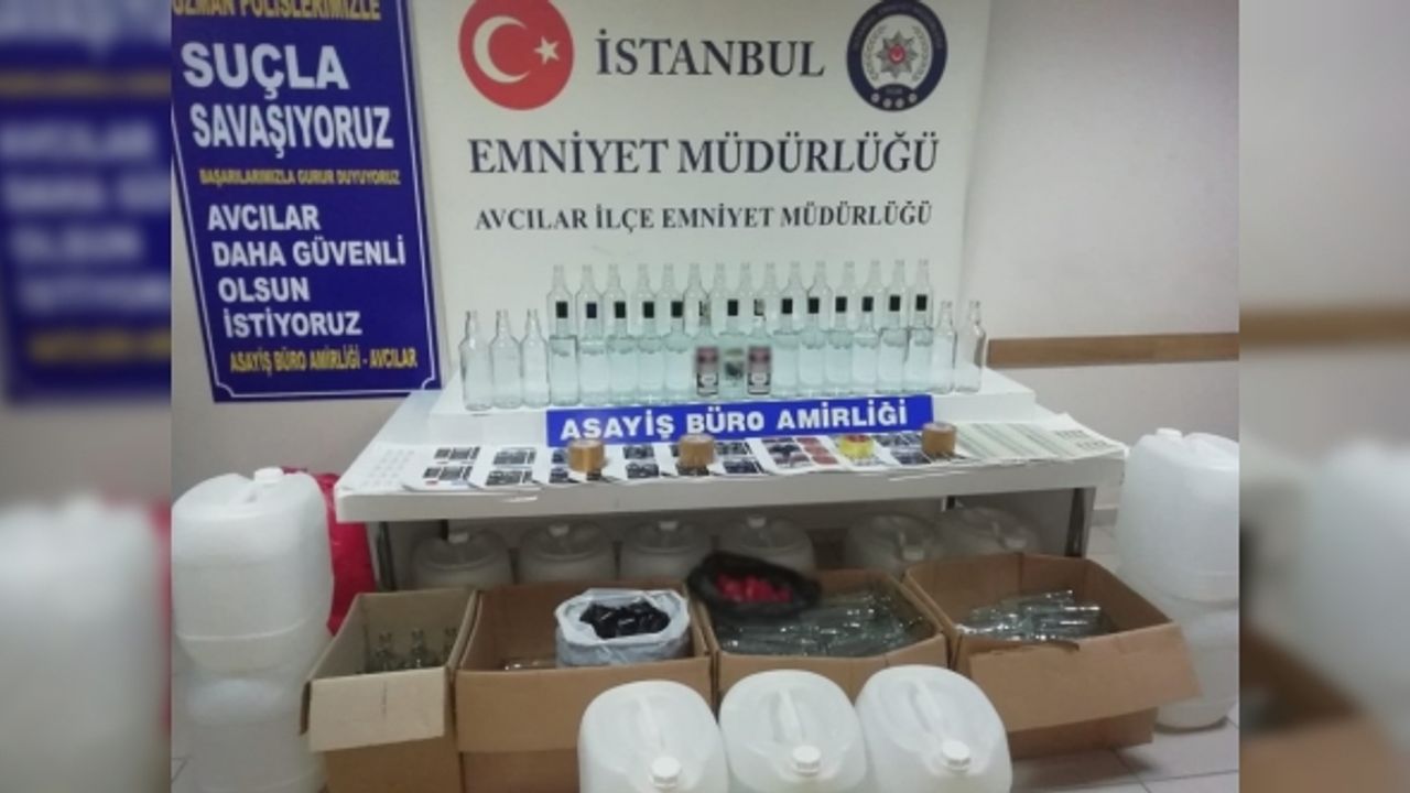 Ölüm saçan içki üretim yerine operasyon