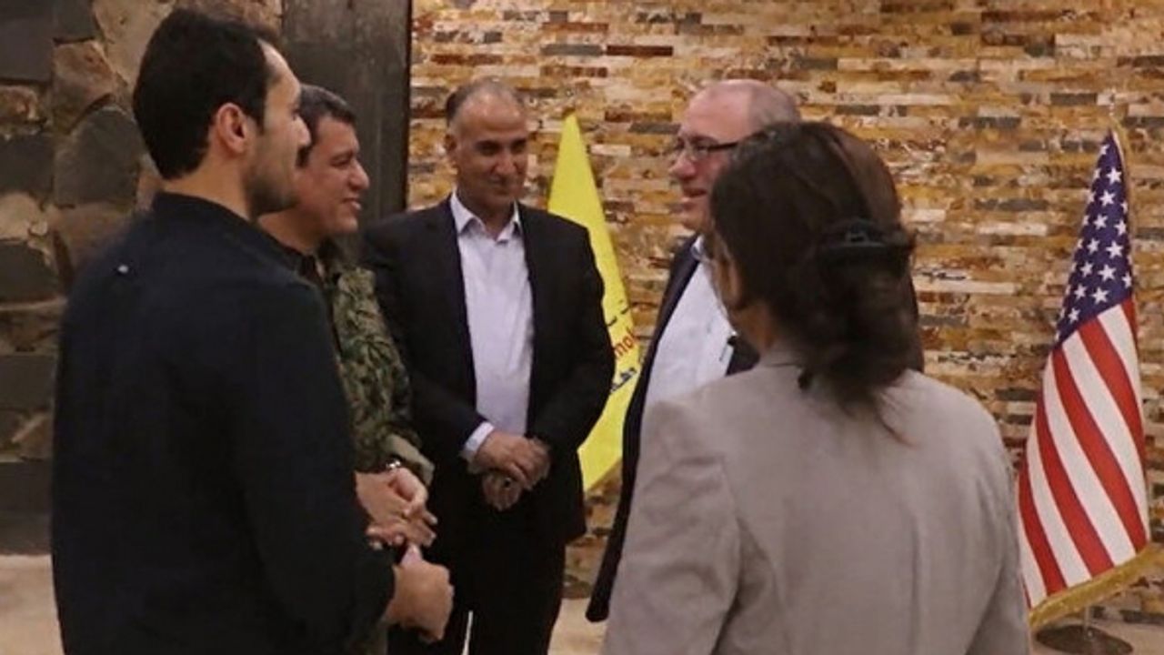 ABD'li heyetten PKK/YPG'li teröristlere ziyaret