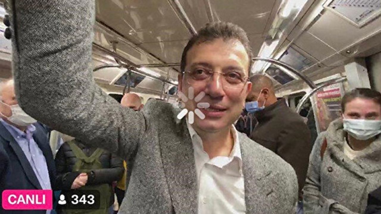 "Artık metroda internet var" deyip canlı yayın yapmak istedi ama internet kesildi