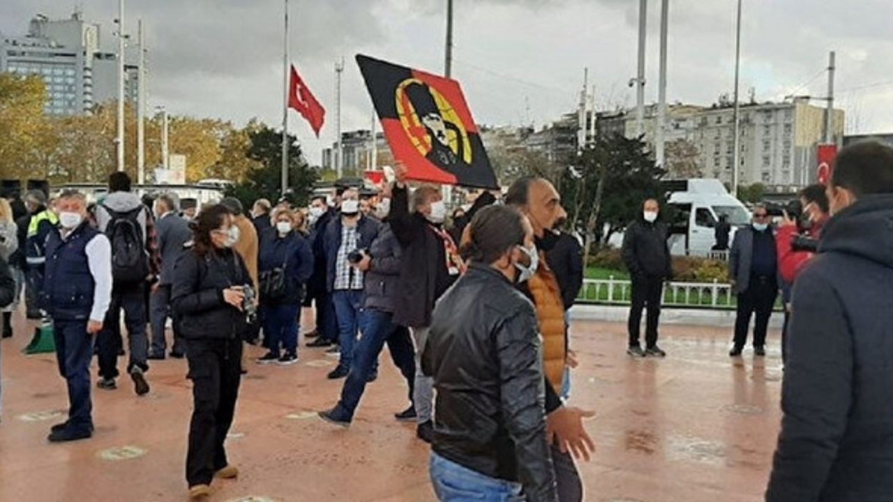 Atatürk'ü anma töreninde CHP'ye protesto