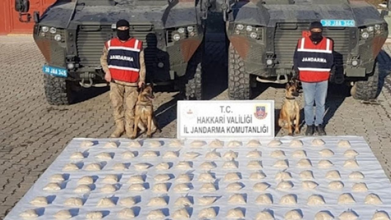 Yüksekova'da 171,5 kilogram uyuşturucu yakalandı
