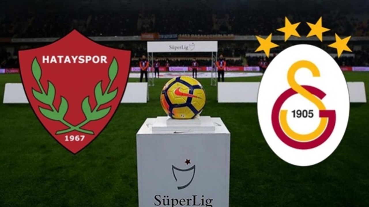 Hatay'da 11'ler belli oldu