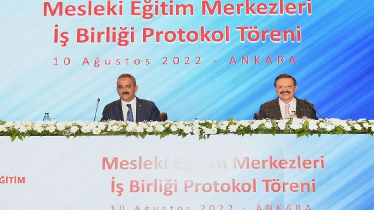 MEB ile TOBB arasında yeni iş birliği