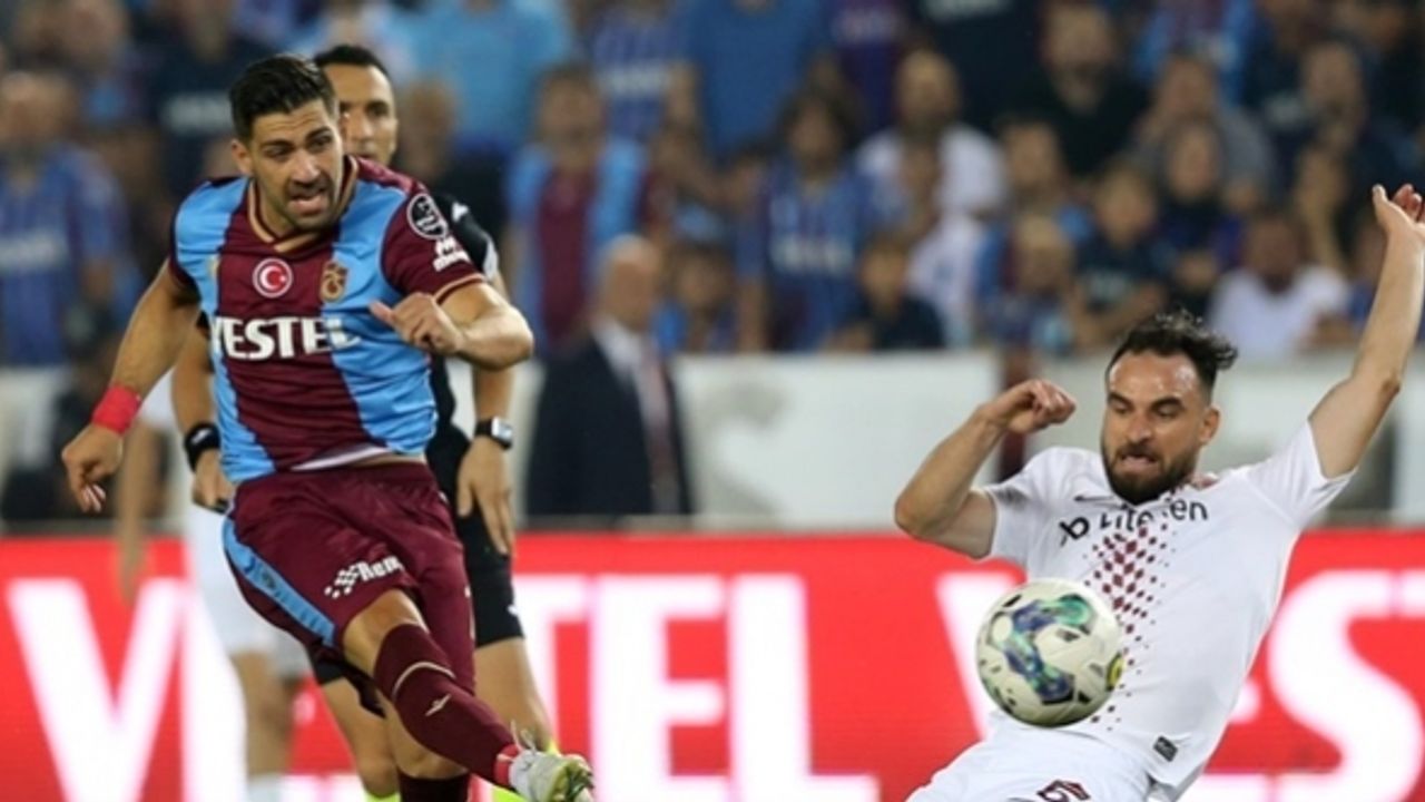 Trabzonspor, Hatayspor'u tek golle geçti: 1-0
