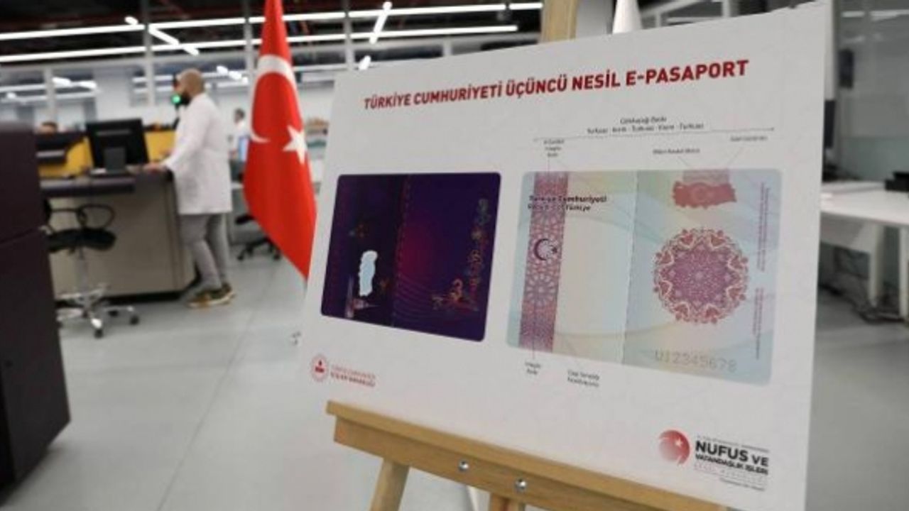 Yerli ve milli pasaportun üretimi başladı