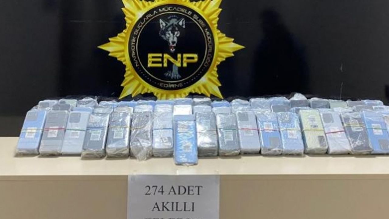 274 kaçak cep telefonu ele geçirildi