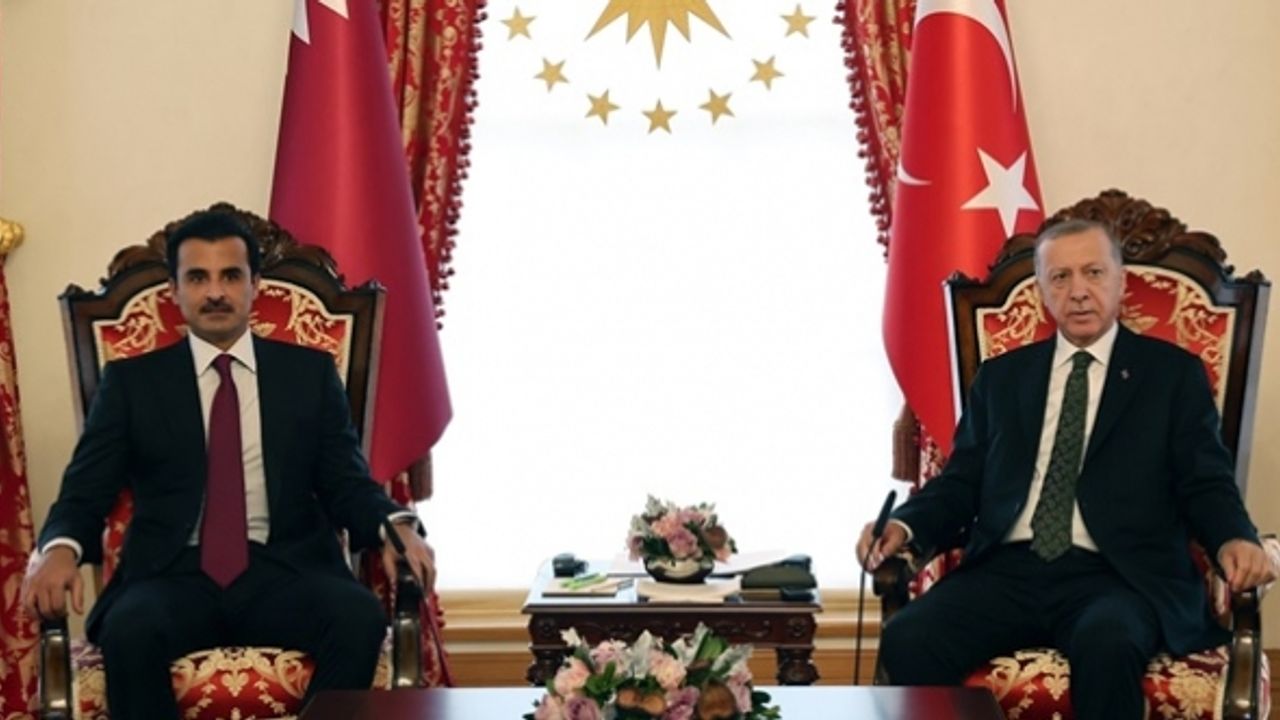 Cumhurbaşkanı Erdoğan, Al Sani ile bir araya geldi