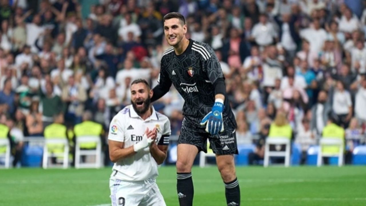 Osasuna'yla berabere kalan Real Madrid liderlikten oldu