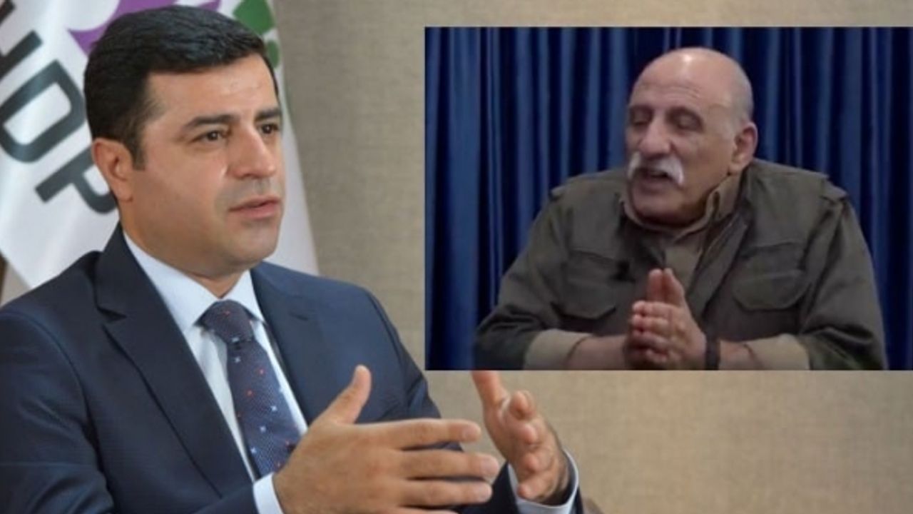 PKK'lı Duran Kalkan, Demirtaş'ı hedef aldı: Gücün yetmiyorsa yapanlara dua et, karşı çıkma, kendi kendine konuşma, ukalalık yapma