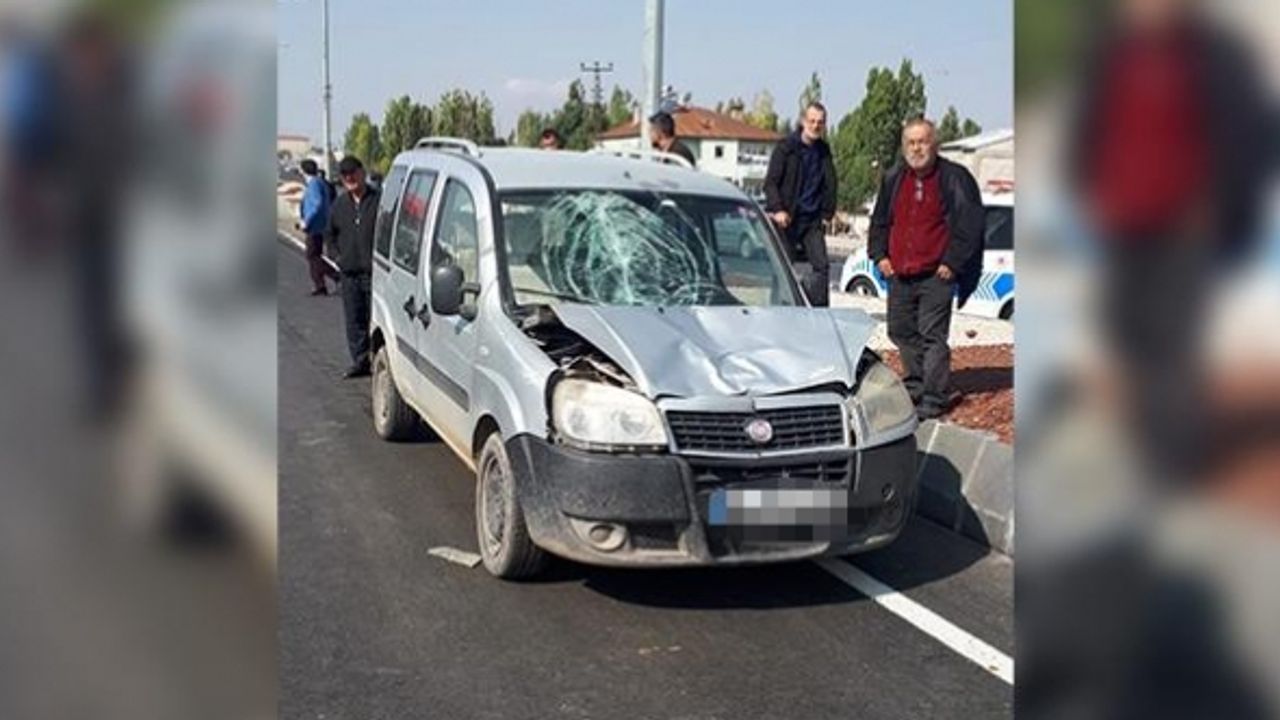 Ticari araç iki yayaya çarptı: 1 ölü