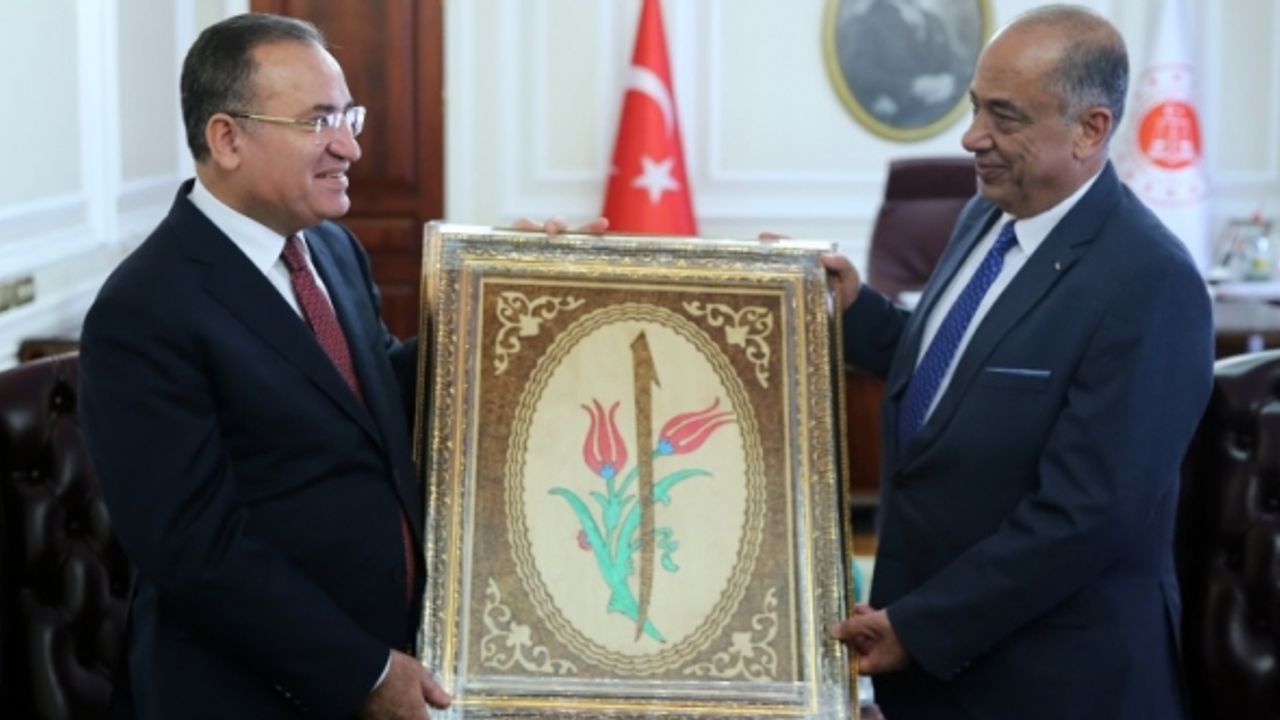 Adalet Bakanı Bozdağ, Filistinli mevkidaşıyla  görüştü