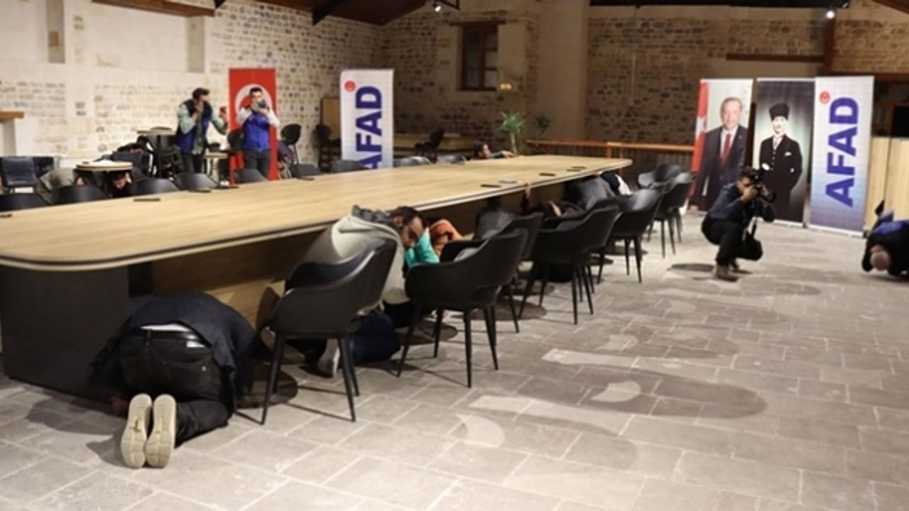AFAD'dan tatbikata katılan vatandaşlara teşekkür