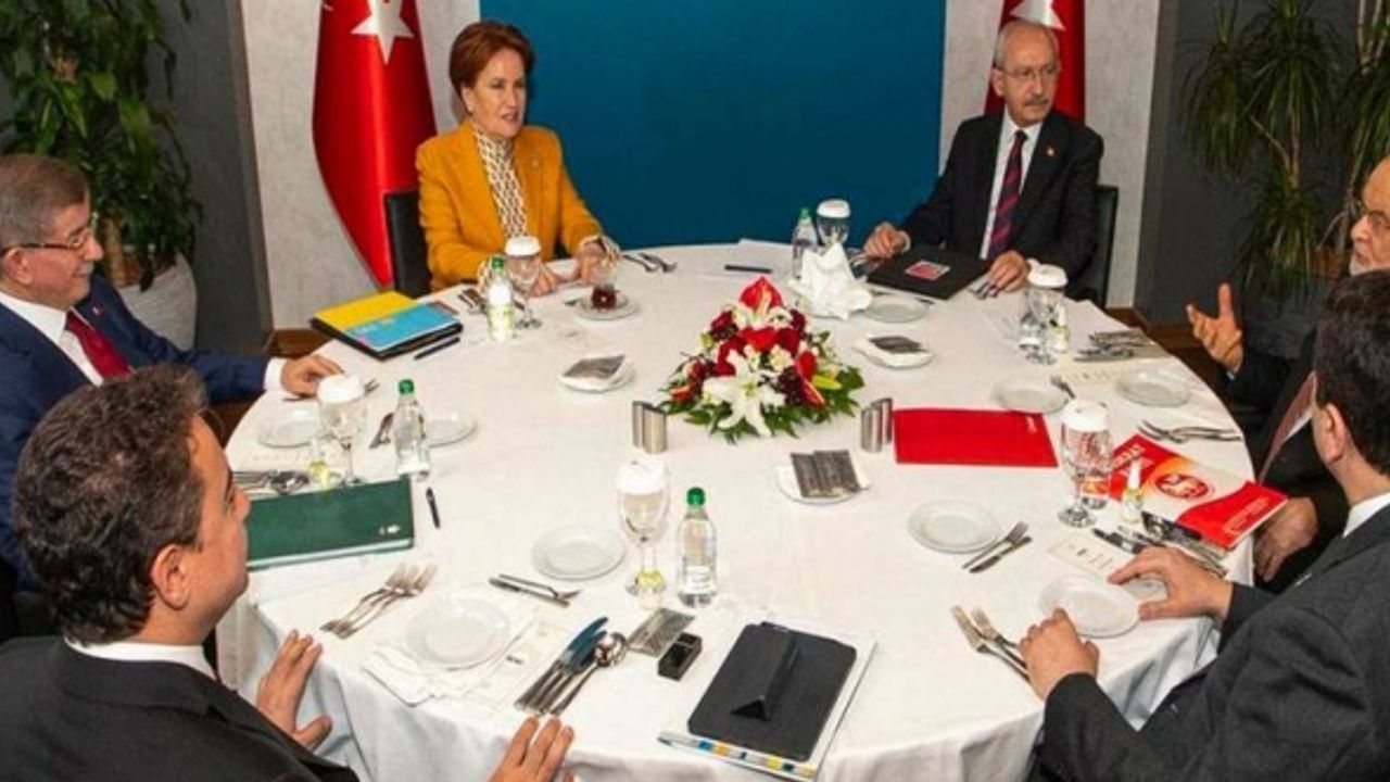 Altılı Masa ortak yönetim planı: Her partiye bir yardımcı bir bakan