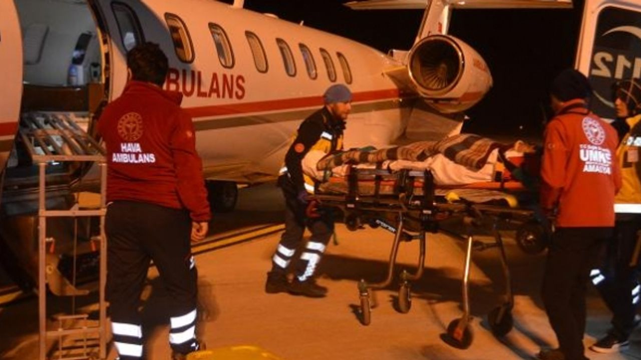 Ambulans uçak, tiyatrocu Sergen Deveci için havalandı