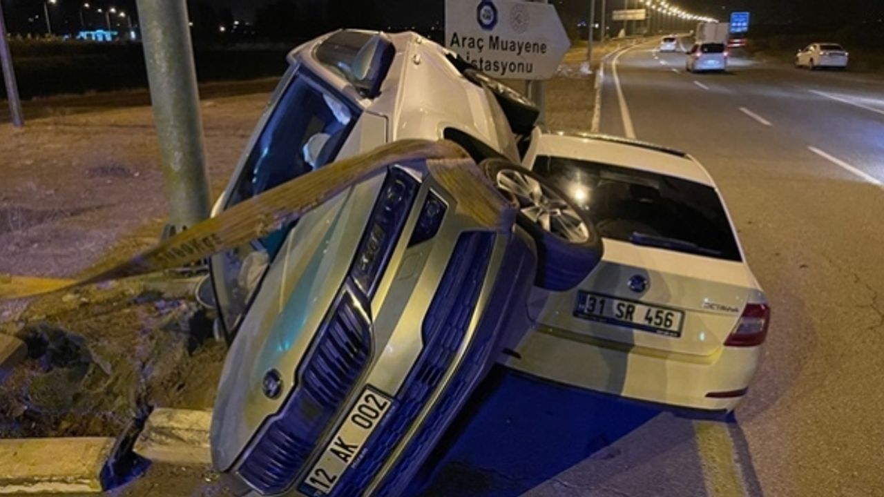 Belediye Başkan Vekili trafik kazasında yaralandı