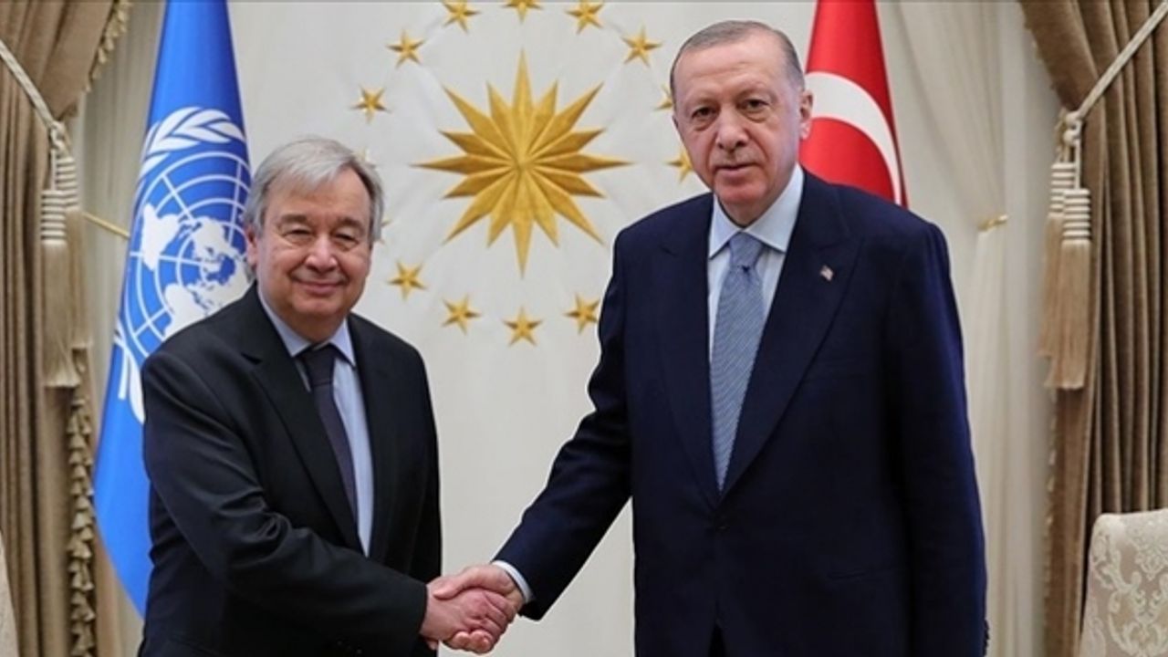 Cumhurbaşkanı Erdoğan, BM Genel Sekreteri Antonio Guterres ile görüştü