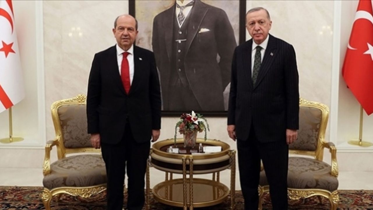 Cumhurbaşkanı Erdoğan'dan KKTC Cumhurbaşkanı Tatar'a tebrik