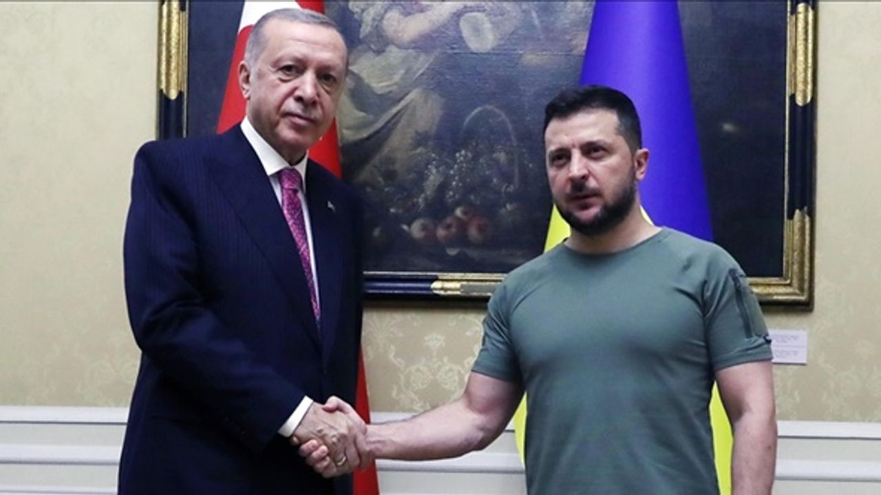 Cumhurbaşkanı Erdoğan ile Volodimir Zelenskiy ile görüştü