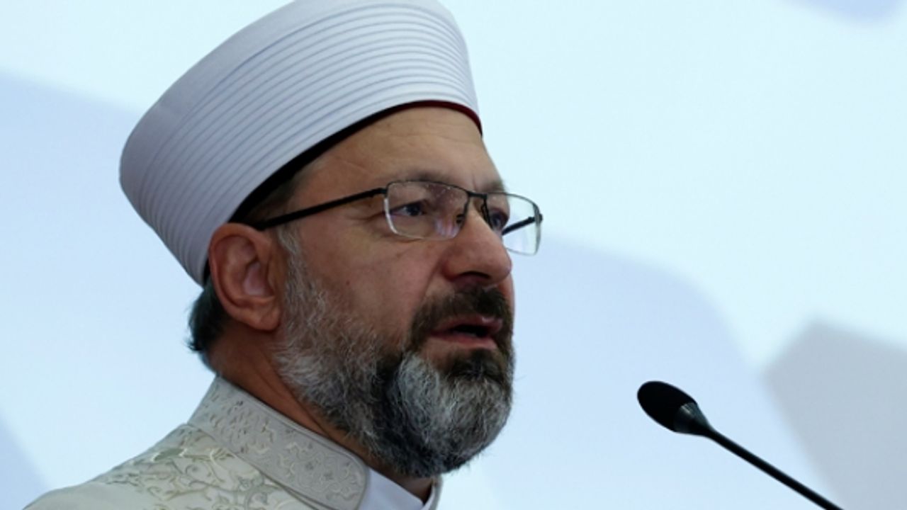 Diyanet İşleri Başkanı'ndan Filistin halkına başsağlığı mesajı