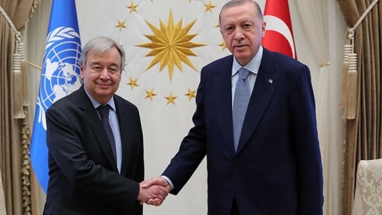 Erdoğan, BM Genel Sekreteri ile görüştü