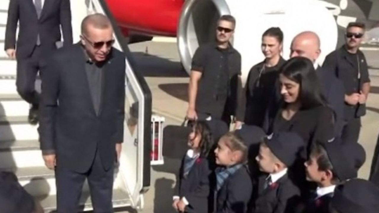 Erdoğan'ın minik kondüktörlerle sohbeti paylaşıldı
