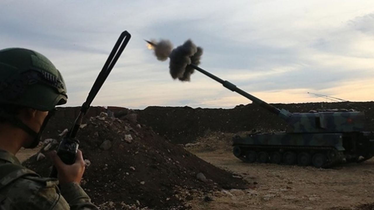 Hudut birlikleri terör örgütü YPG/PKK'ya "cezalandırma atışları" yaptı