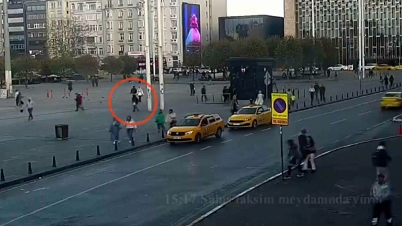 Taksim'deki bombalı saldırıyı yapan teröristin yeni görüntüleri ortaya çıktı
