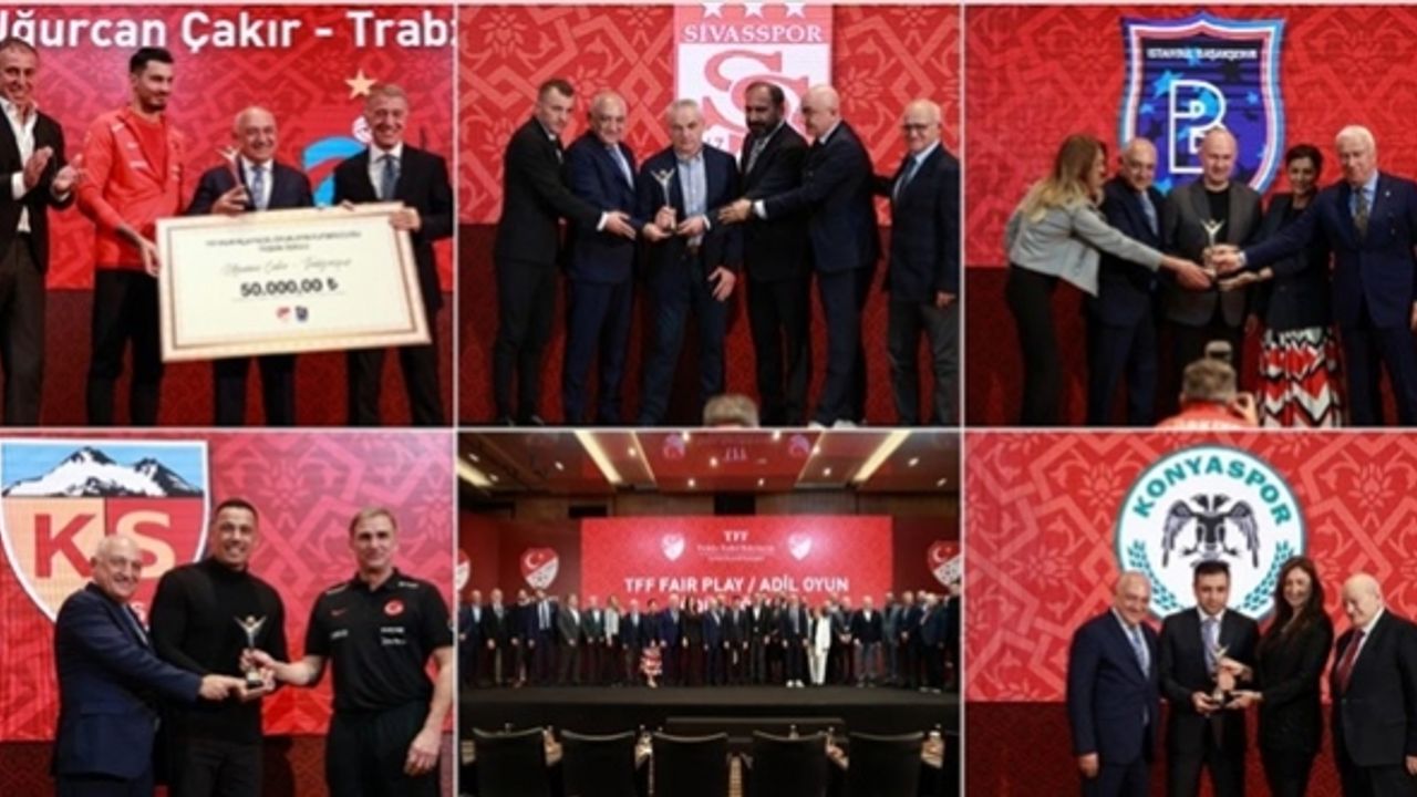TFF Fair-Play/Adil Oyun Ödülleri verildi