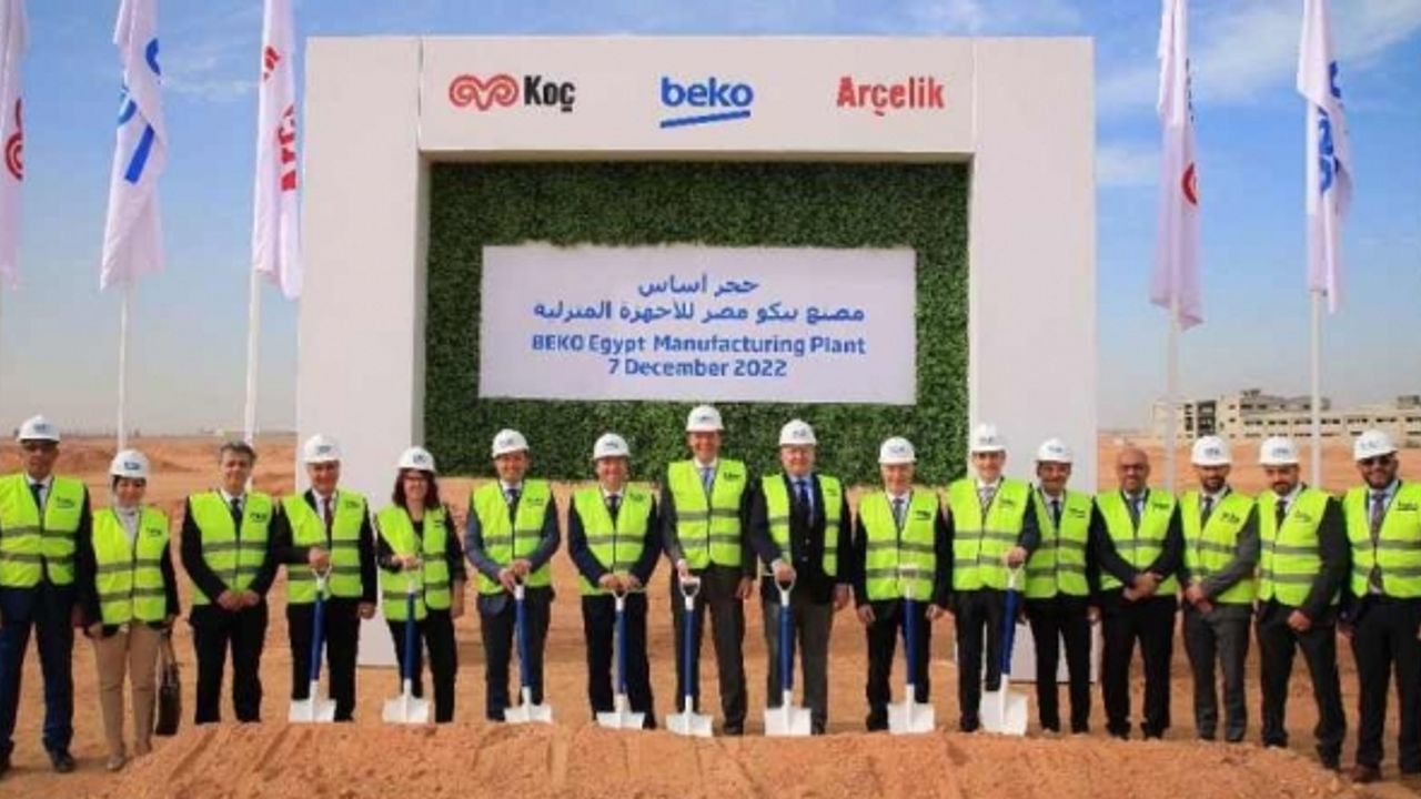 Arçelik, Mısır'da beyaz eşya fabrikasının temelini attı
