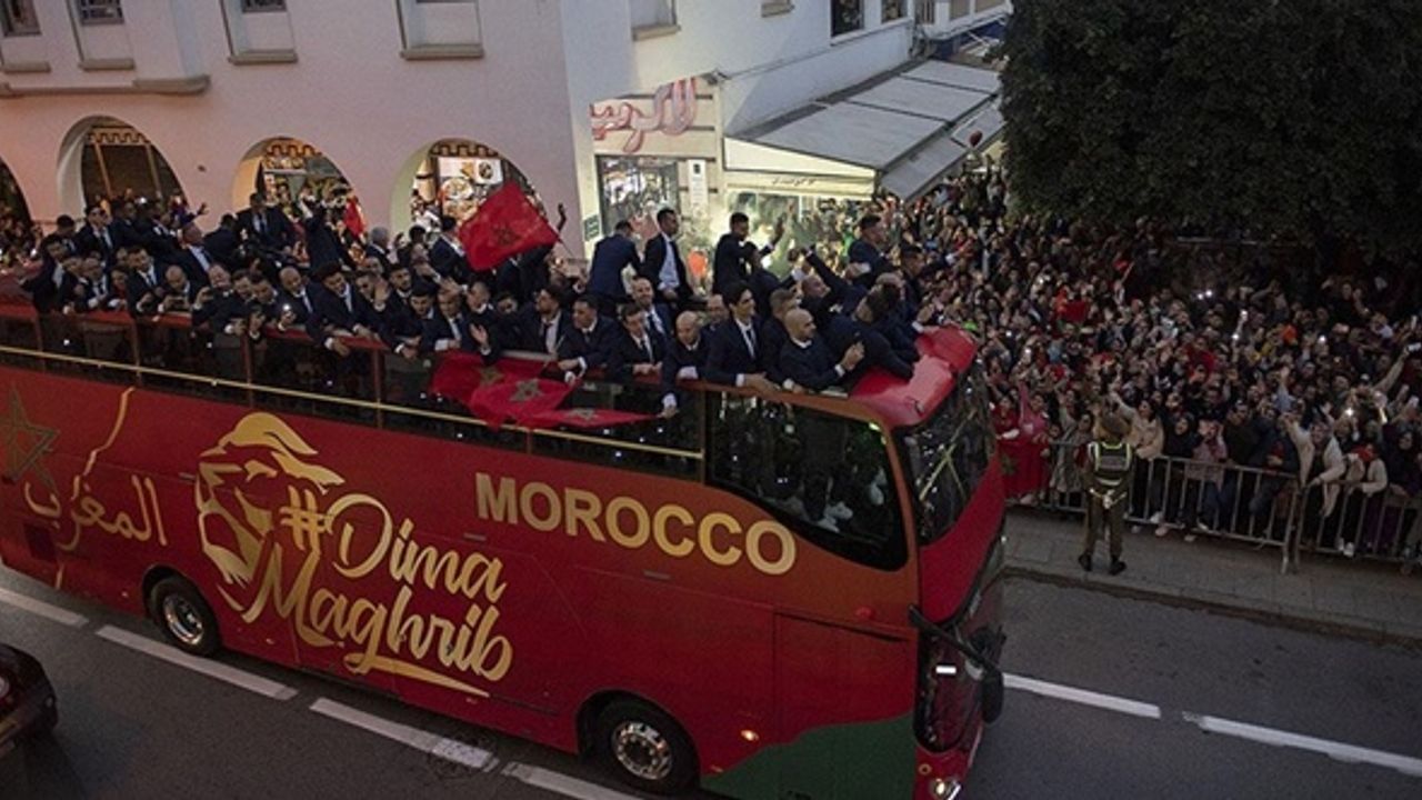 Fas Milli Takımı, Rabat'ta kahramanlar gibi karşılandı