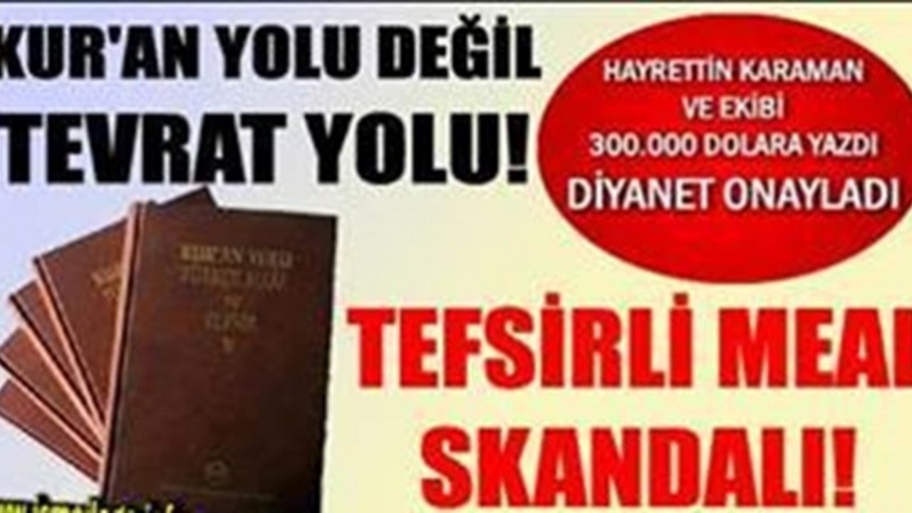 Ali Değermenci: "Kuran Yolu" mu dinlerarası diyalogu meşrulaştırmak mı?