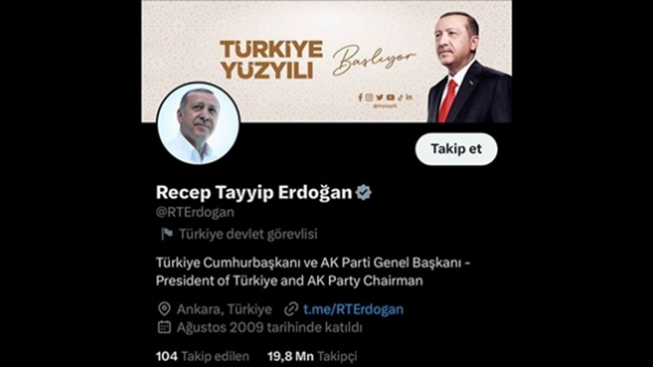 Cumhurbaşkanı Erdoğan'a sosyal medyada çok büyük ilgi var