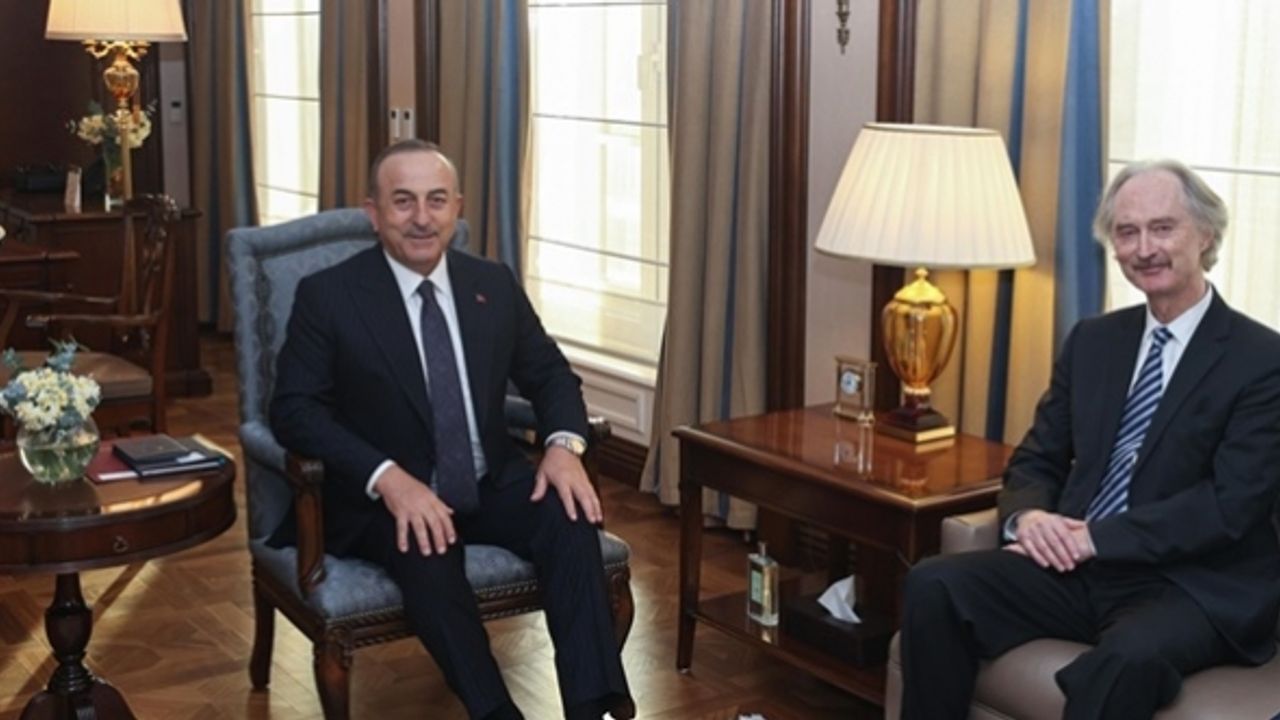 Dışişleri Bakanı Çavuşoğlu, BM Genel Sekreteri'nin Suriye Özel Temsilcisi Pedersen ile görüştü