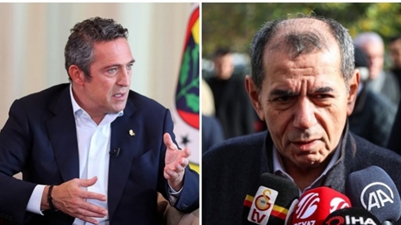 Fenerbahçe Başkanı Koç'tan Galatasaray Başkanı Özbek'e "kamuoyu ününde tartışalım" çağrısı
