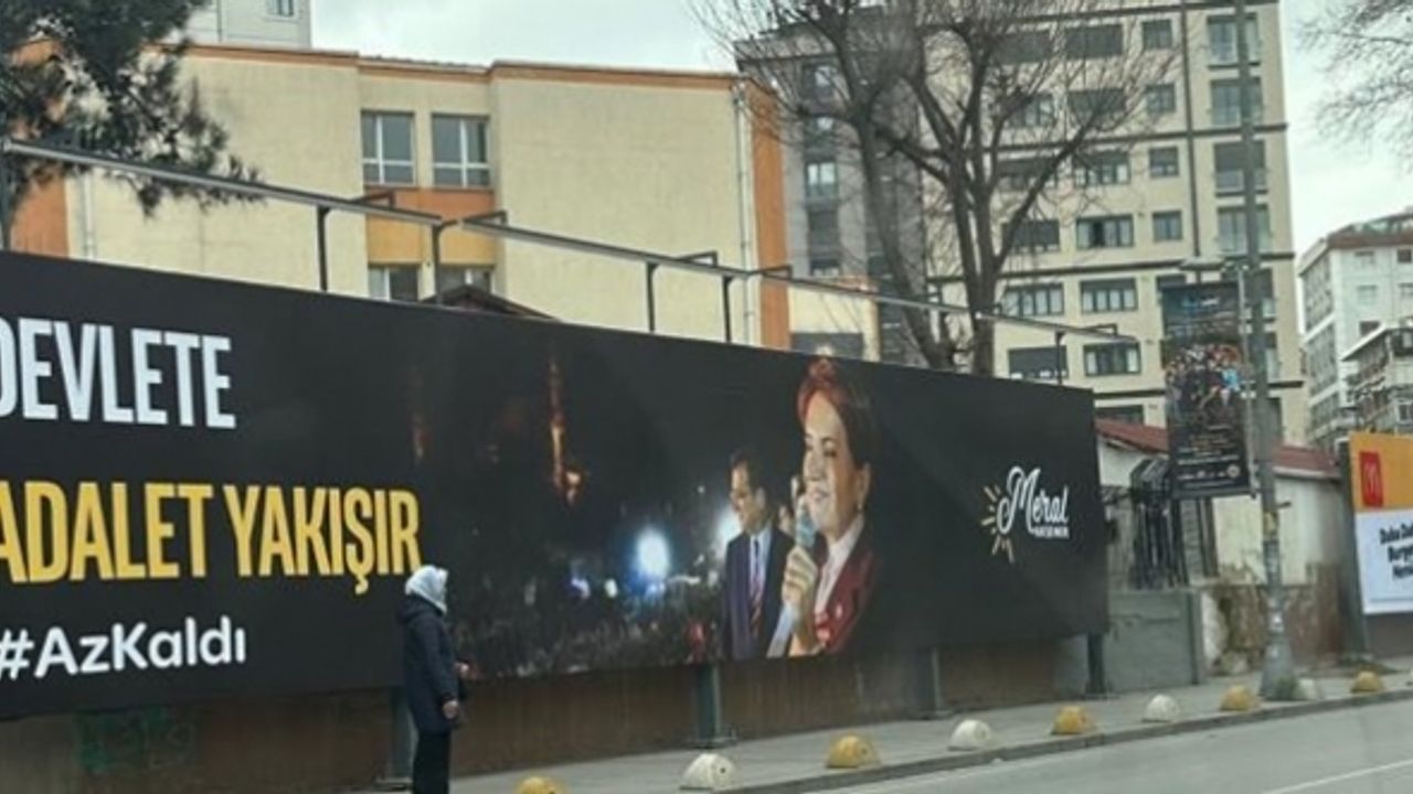 İYİ Parti, seçim afişinde Ekrem İmamoğlu'nu kullandı