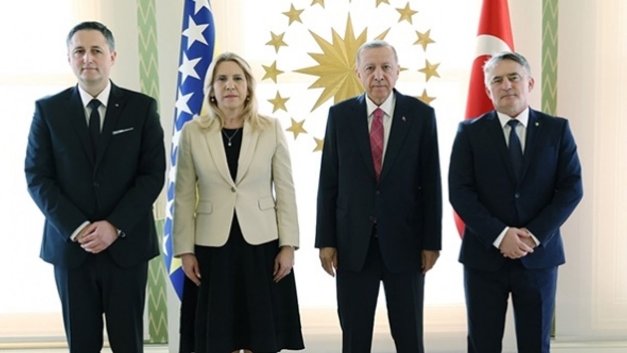 Cumhurbaşkanı Erdoğan, Bosna Hersekli misafirlerini ağırladı