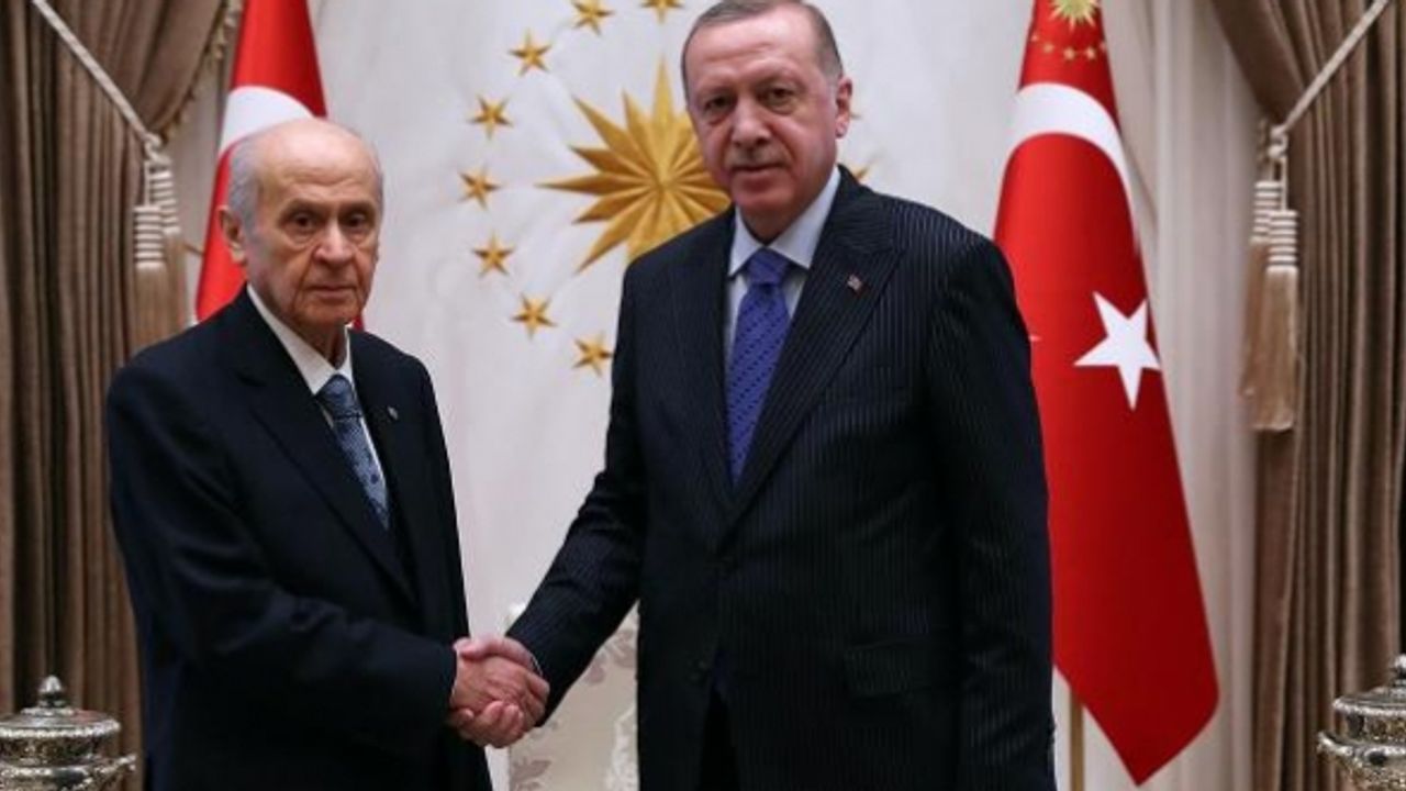 Cumhurbaşkanı Erdoğan, Devlet Bahçeli'yi kabul etti