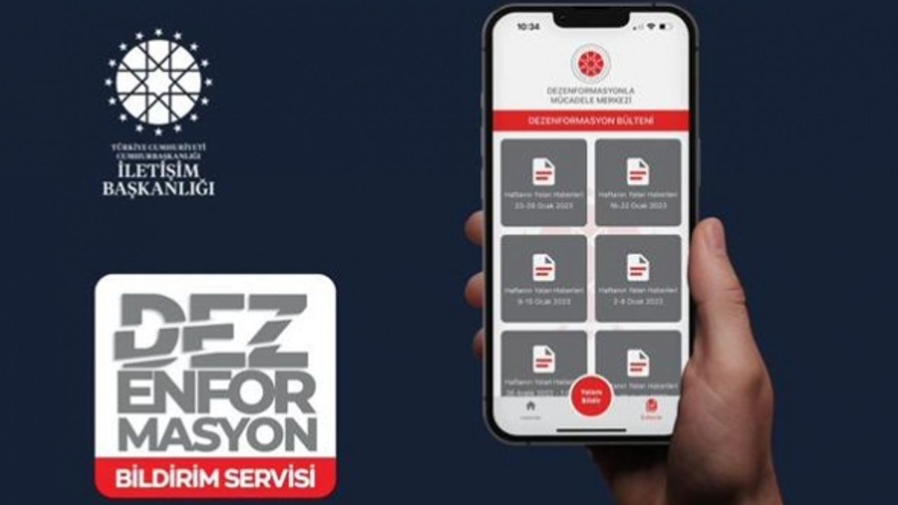 'Dezenformasyon Bildirim Servisi' kullanıma açıldı