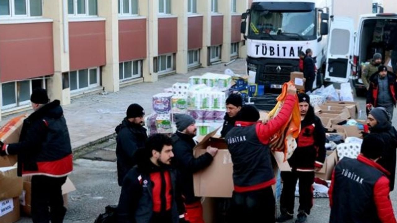 Sanayinin çarkları afetzedeler için dönüyor