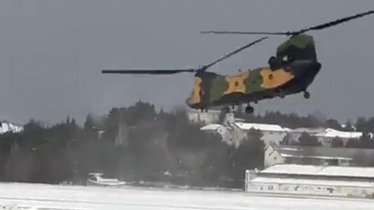 TSK'nın ağır nakliye helikopterleri de deprem bölgesine gidiyor