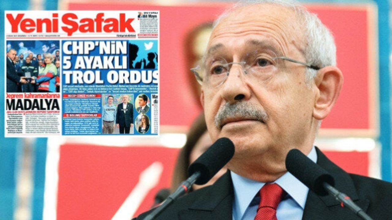 Yeni Şafak'tan Kılıçdaroğlu'na: 3 değil 5 milyon harcadık