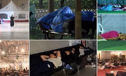 Deprem korkusundan geceyi dışarıda geçerdiler