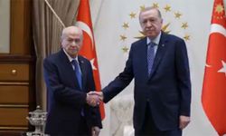 Cumhurbaşkanı Erdoğan, Bahçeli'yi Külliye'de kabul etti