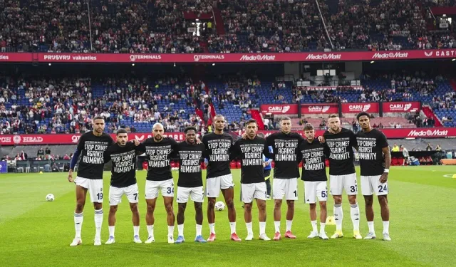 Fenerbahçe maçı kaybetti ama gönülleri Gazze ile kazandı