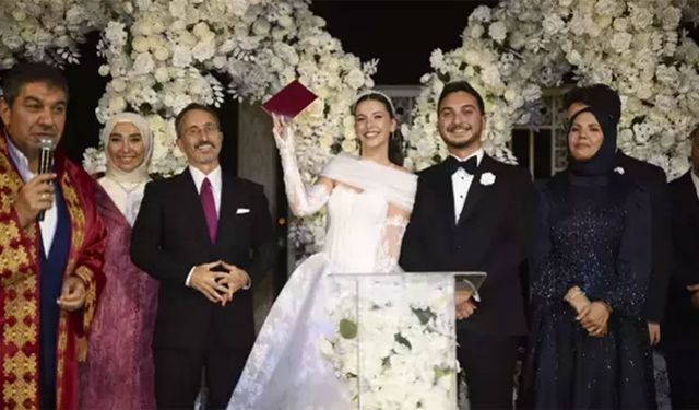 Fahrettin Altun'un oğlu Mustafa Bilge Altun evlendi